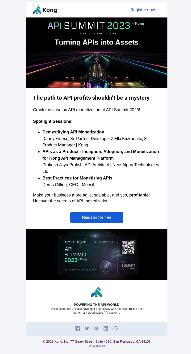 Your Ticket to API Profits: API Summit 2023! 🎫