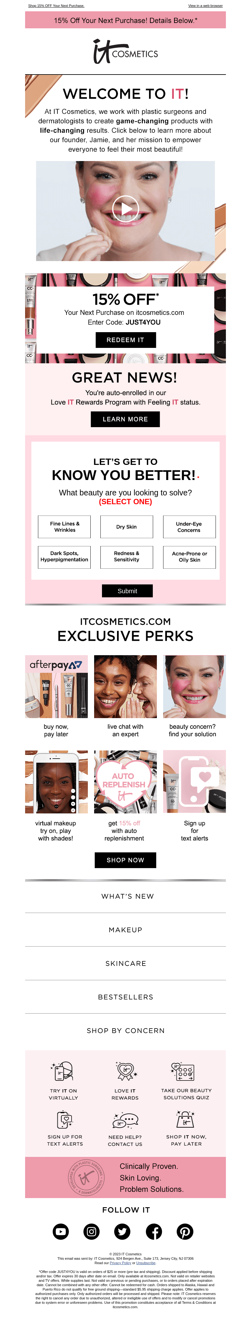 Welcome to IT! Special Offer Inside!