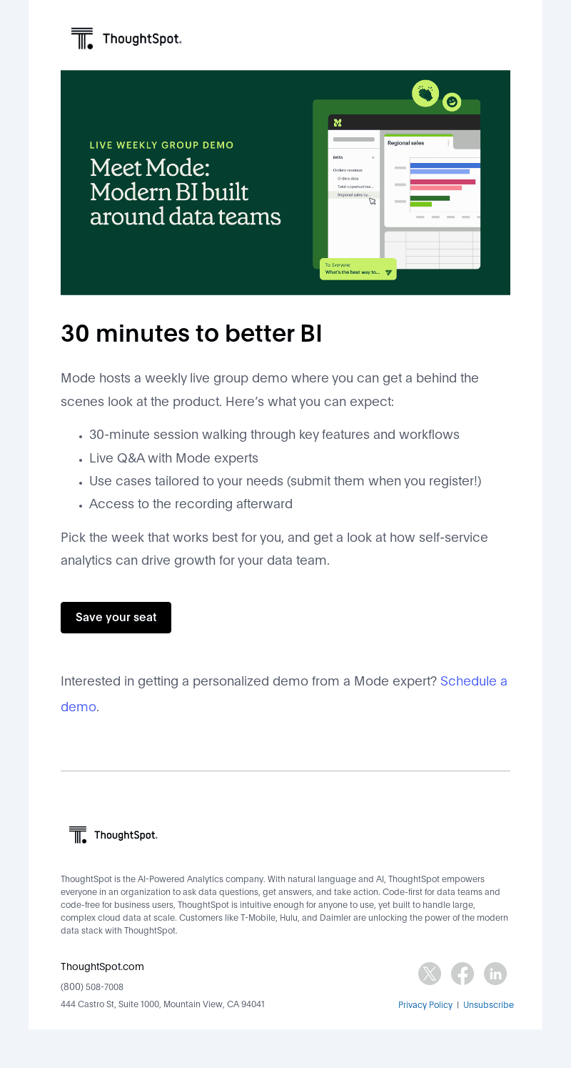You’re invited! Meet Mode [Live Group Demo]