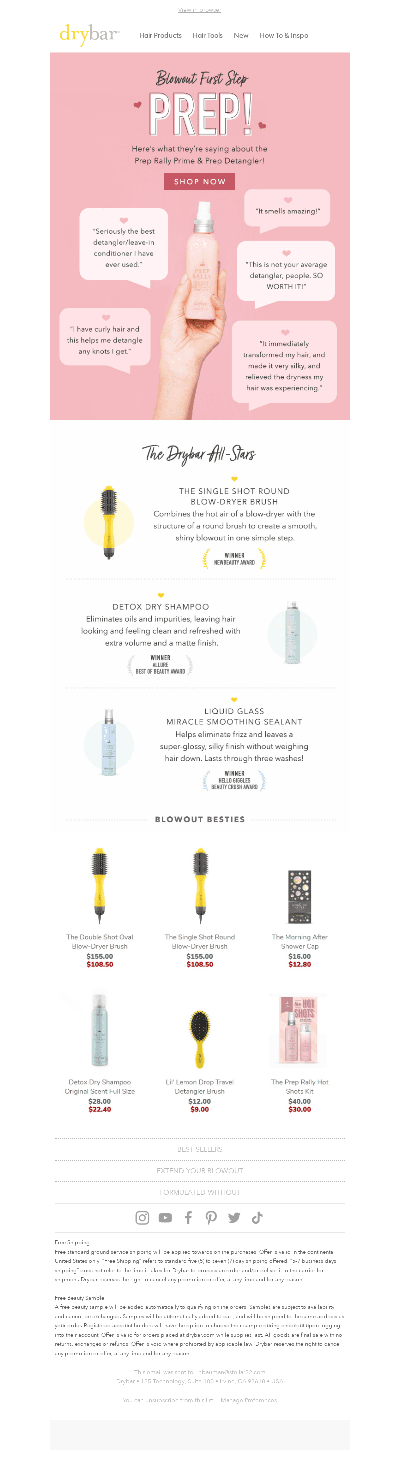 The Drybar All-Stars 🏆