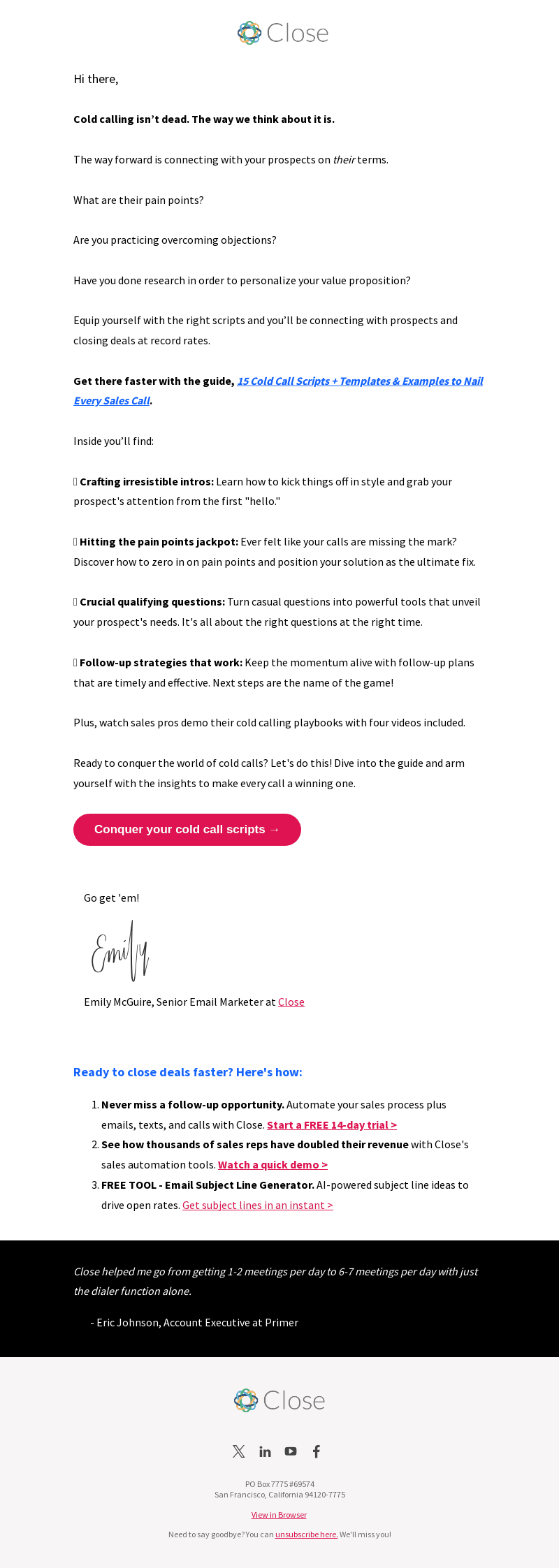 Conquer your cold call scripts with expert tips