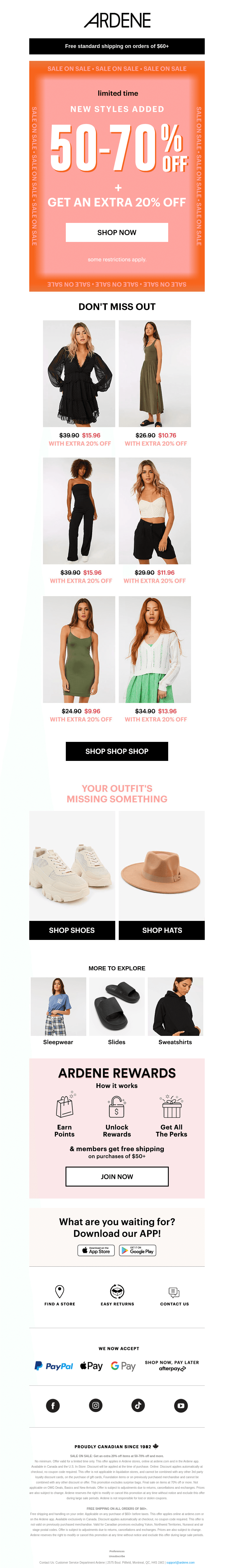 NEW STYLES ADDED @ 50 - 70% OFF 💥