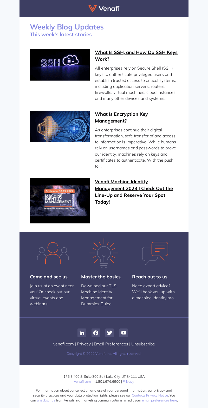 Venafi's Weekly Blog Digest: What Is SSH, and How Do SSH Keys Work?