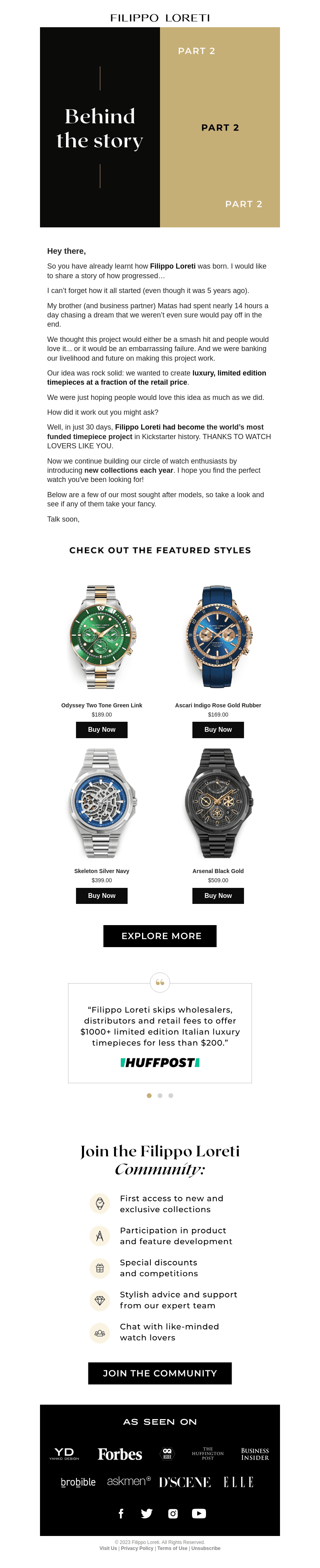 A watch you've been looking for