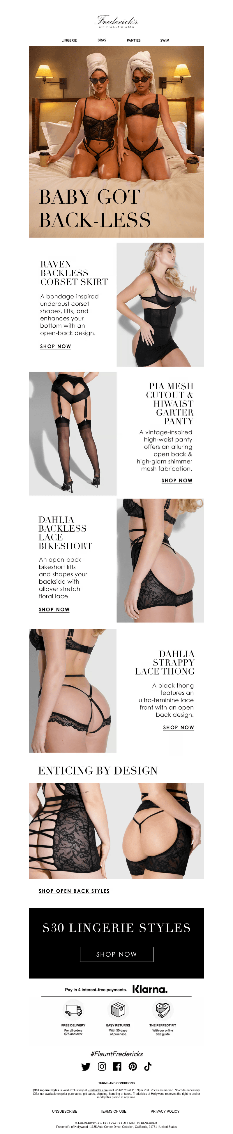 Dare to Bare: Open Back Lingerie 🍑