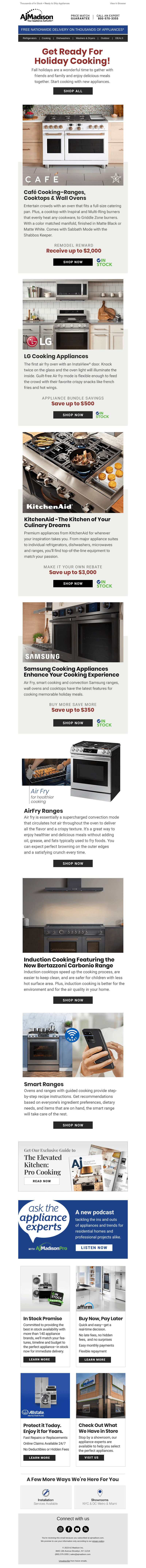 Save Big on Fall holiday cooking appliances!
