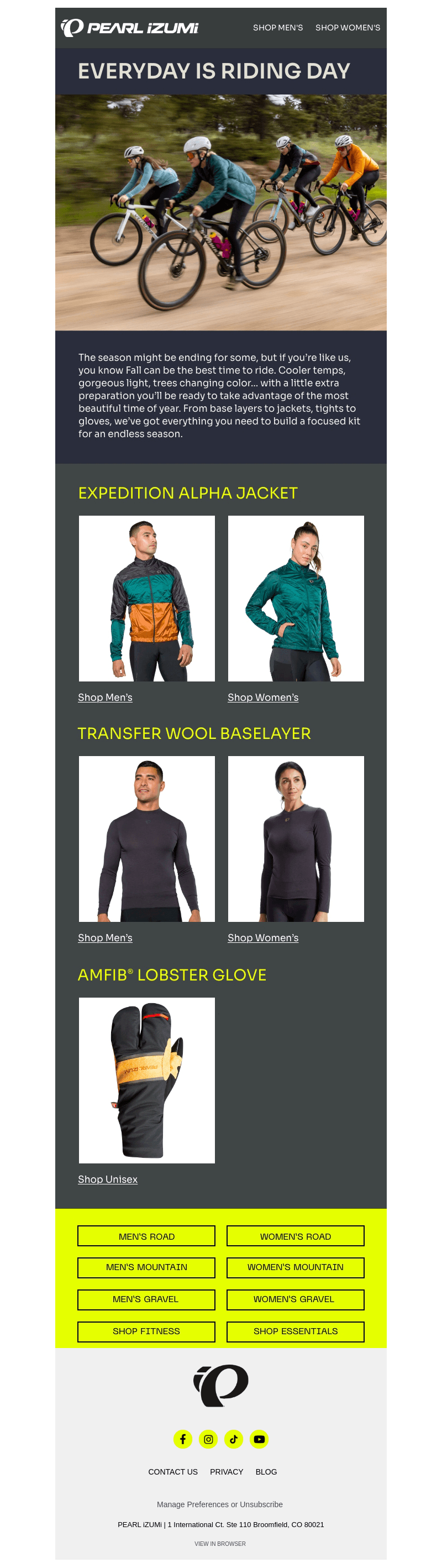New Gear Is Here!