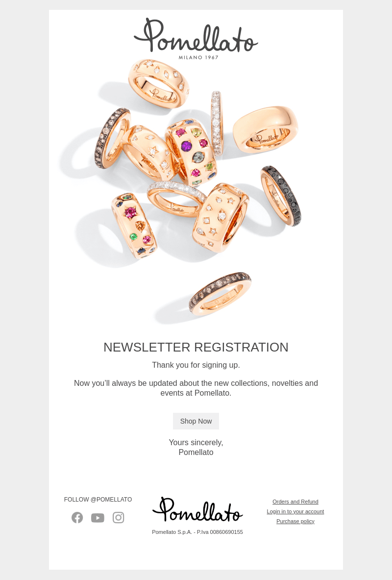 Welcome to Pomellato.com