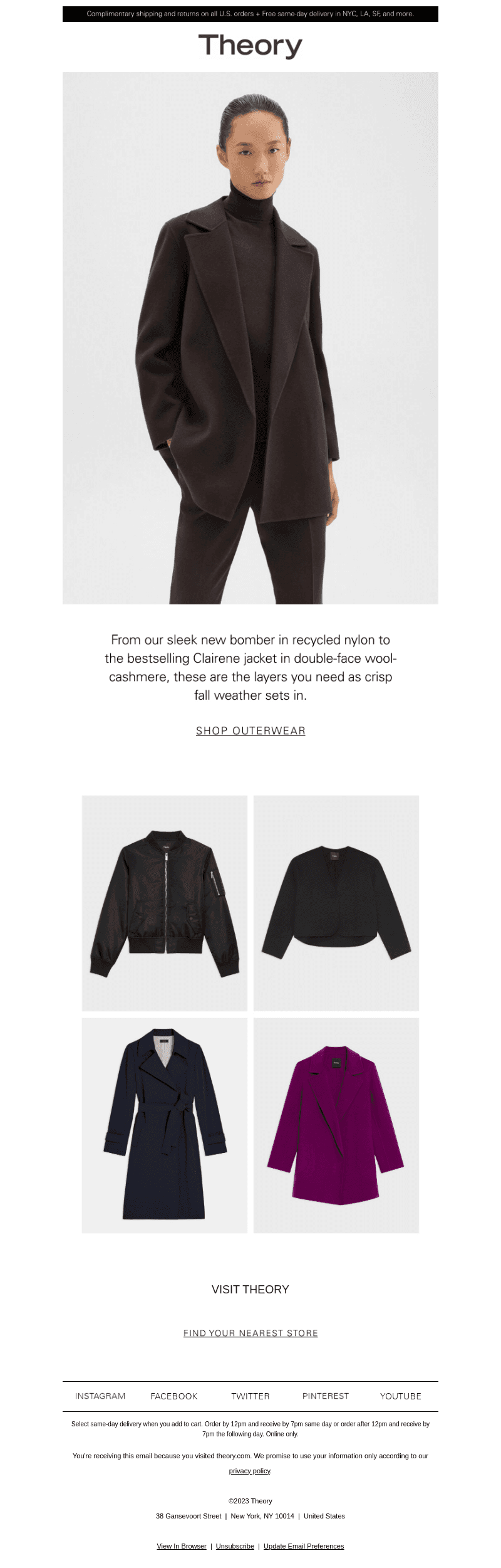 Outerwear For Weather in Flux