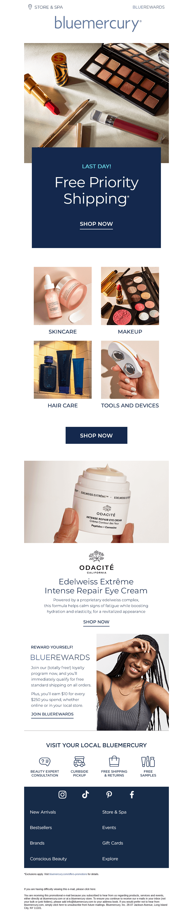 Don't miss out on free priority shipping!