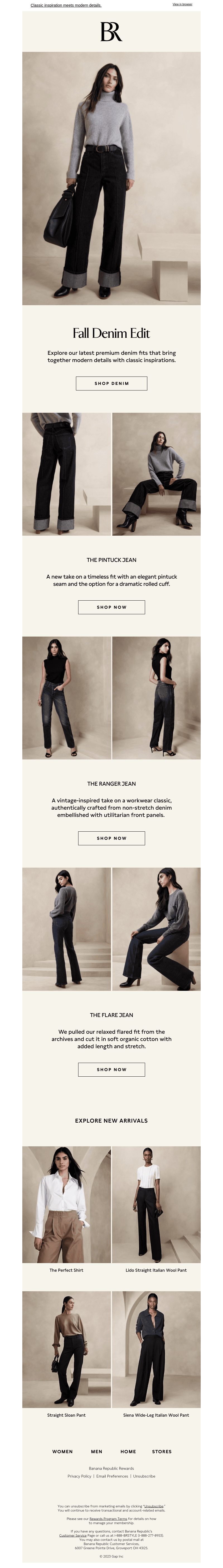The fall denim edit is here