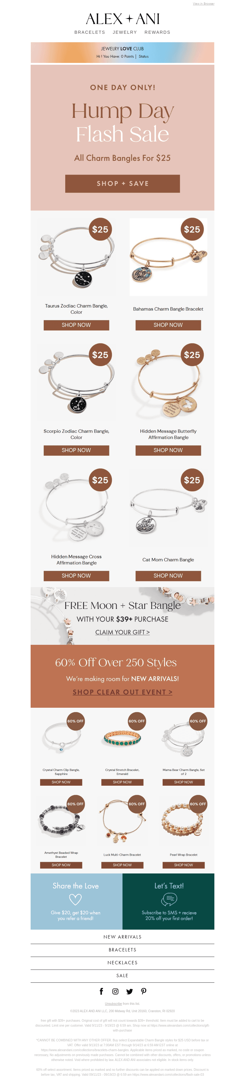 24 HRS ONLY ✨ $25 CHARM BANGLES