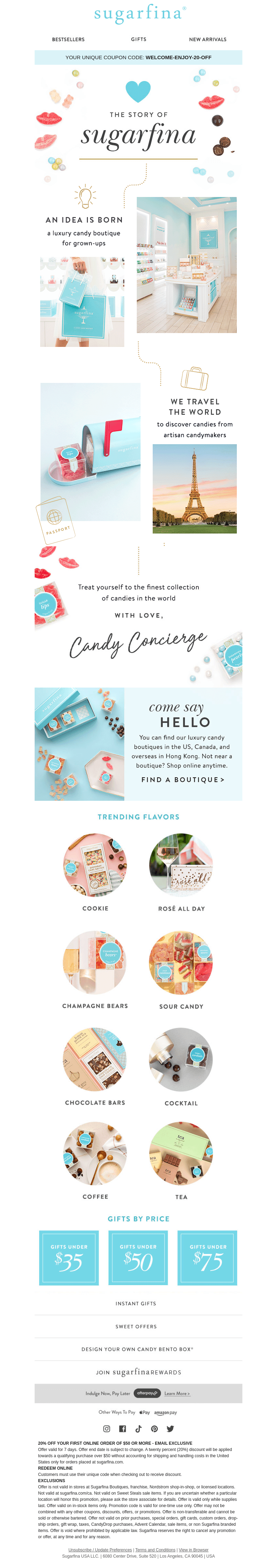 Don't Forget About Your 20% Off 🥂