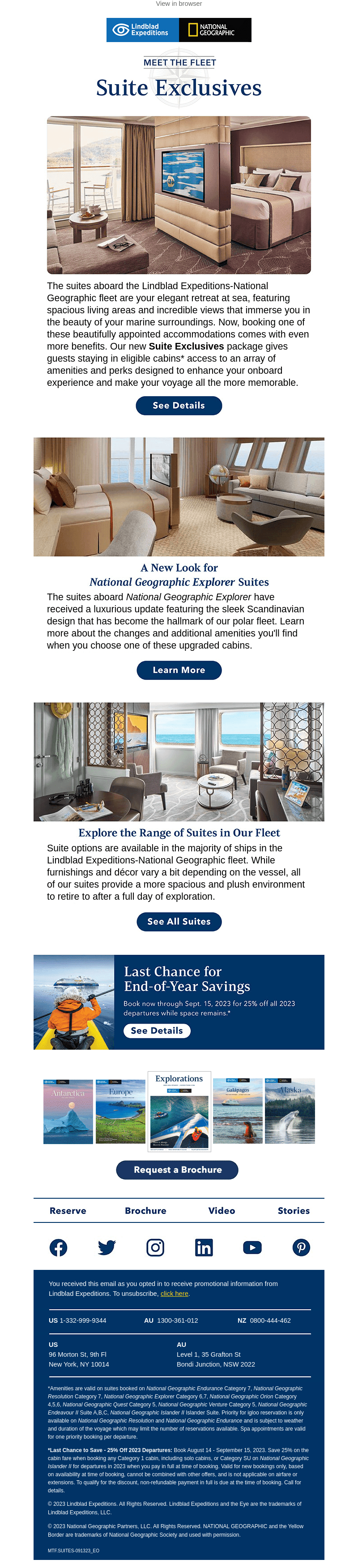 Discover our New Suite Exclusives