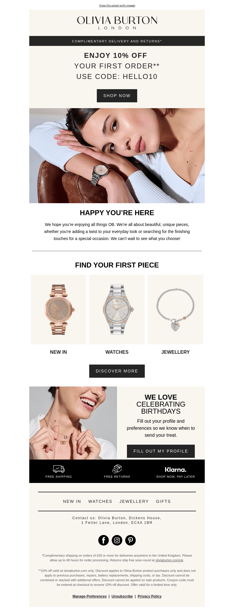 Final chance for 10% off