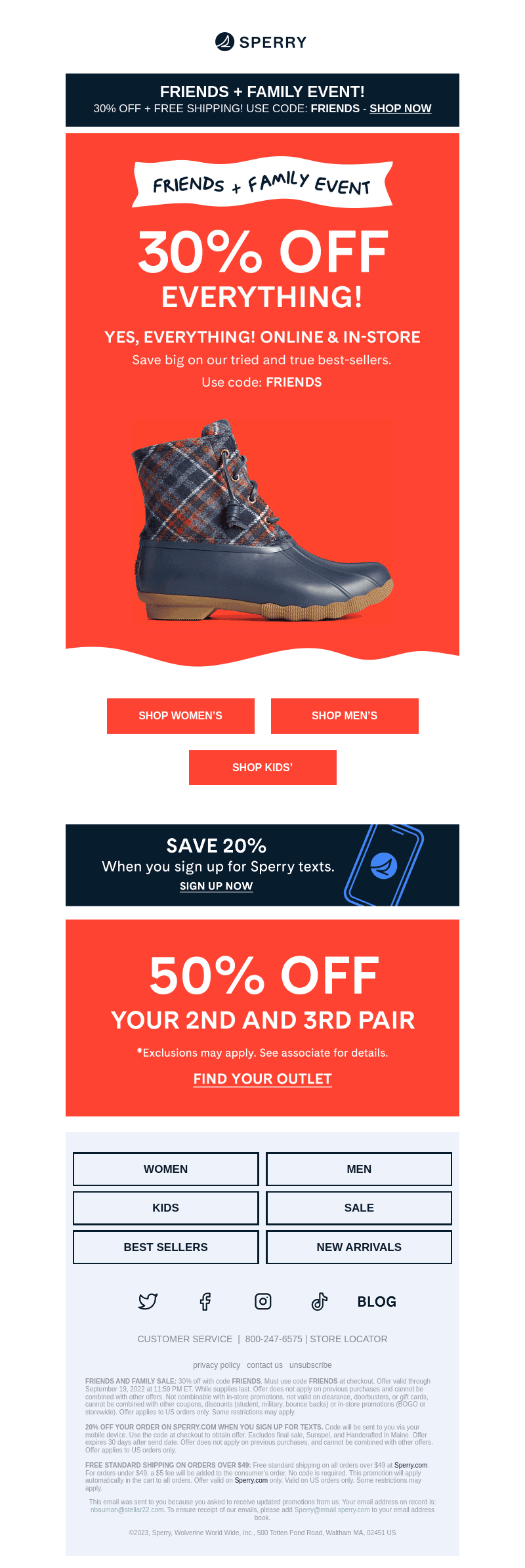 📢 NEW MARKDOWNS + 30% off sitewide and free shipping!