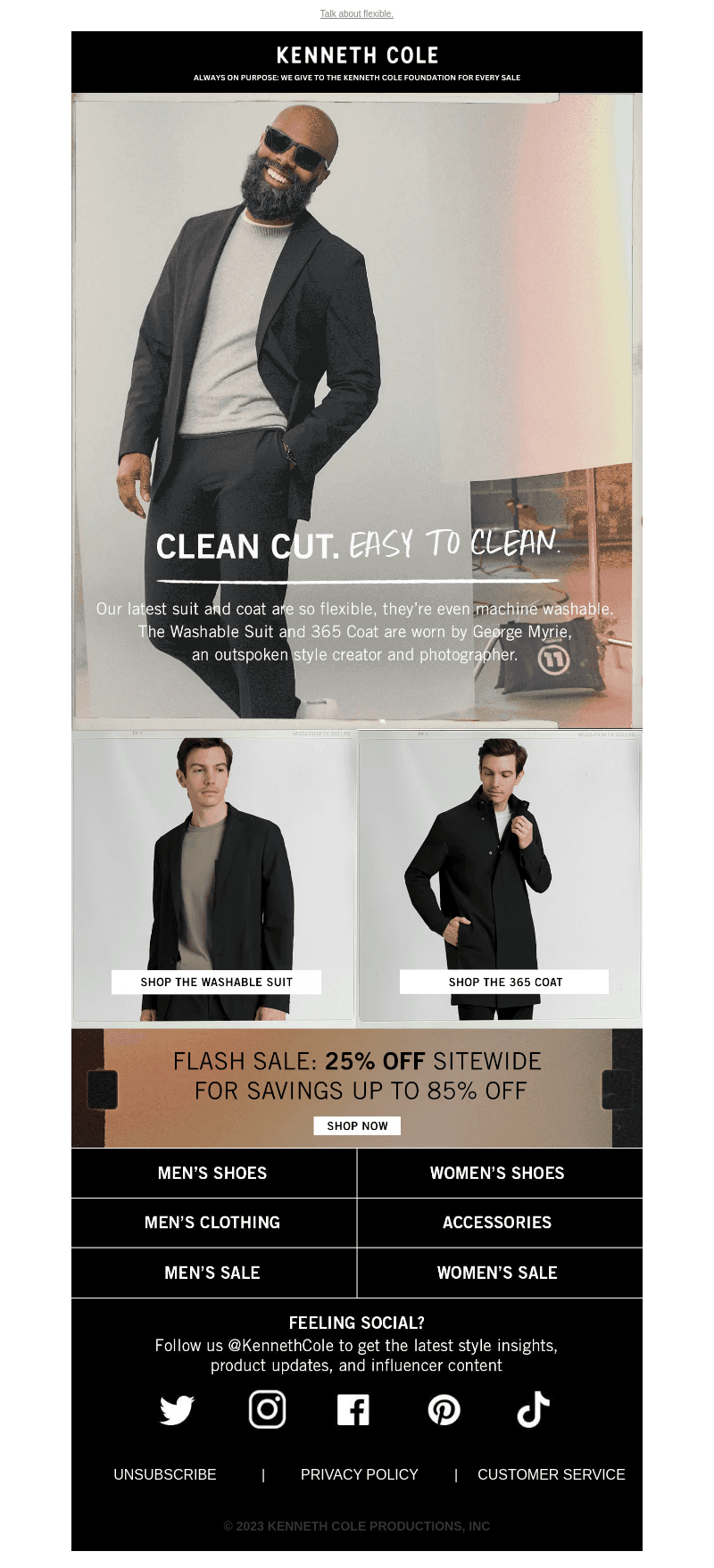 A washable suit and coat?