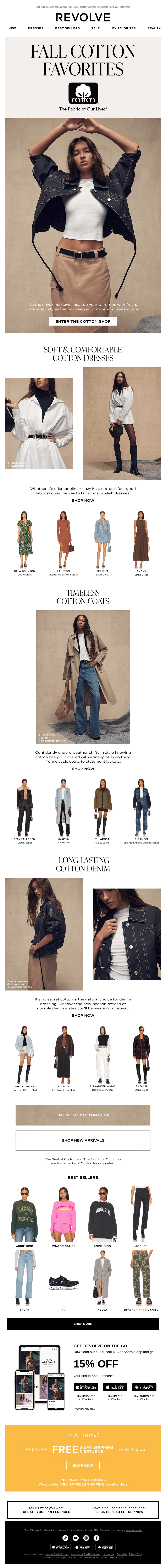 Your Favorite Fall Outfits Start With Cotton