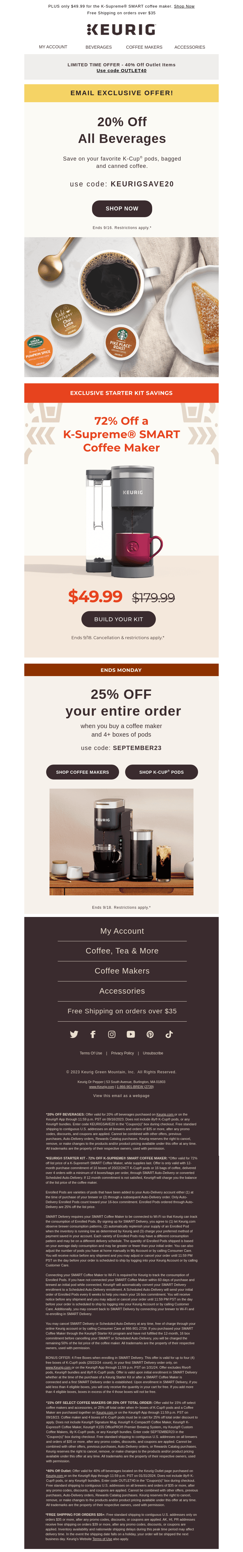 IT'S BACK! 20% off ALL beverages 🤯