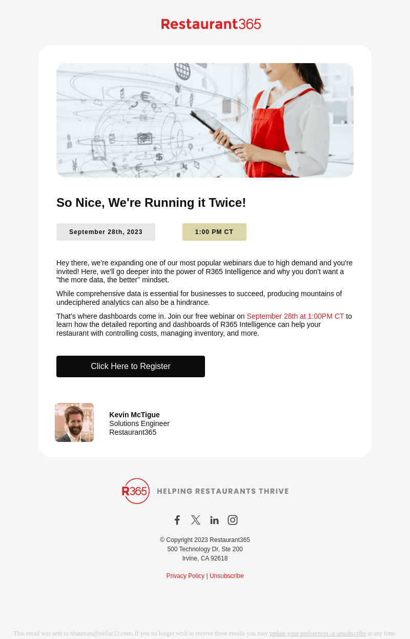 Friend, This Webinar’s Back by Popular Demand!