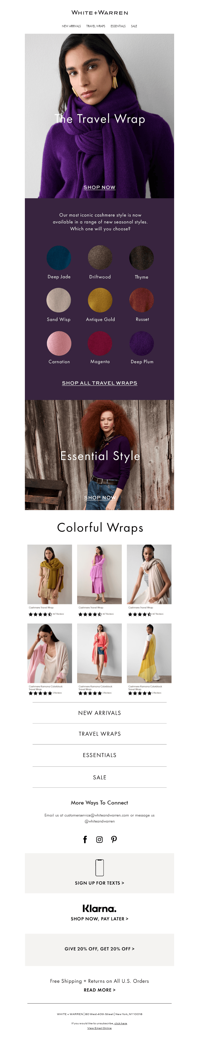 Our Most Iconic Cashmere Style