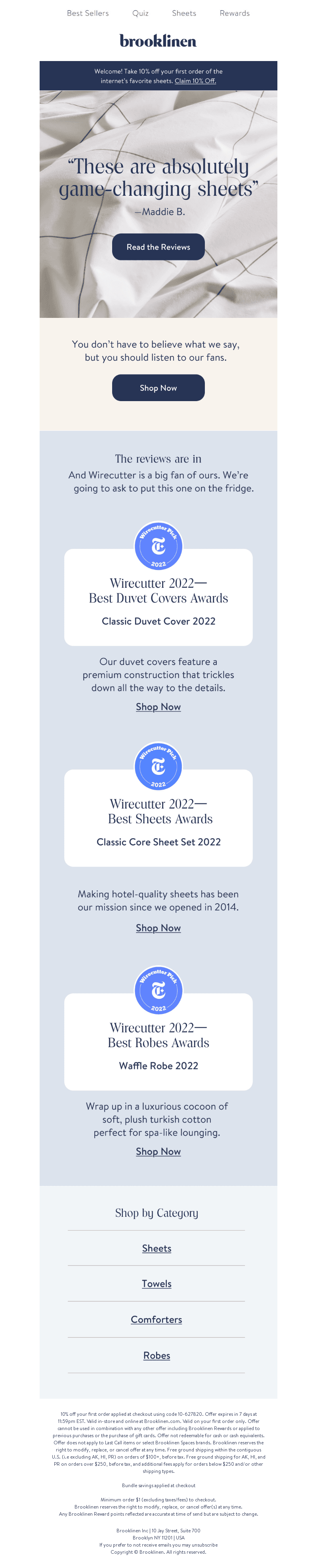 "These are absolutely game-changing sheets" - Maddie B