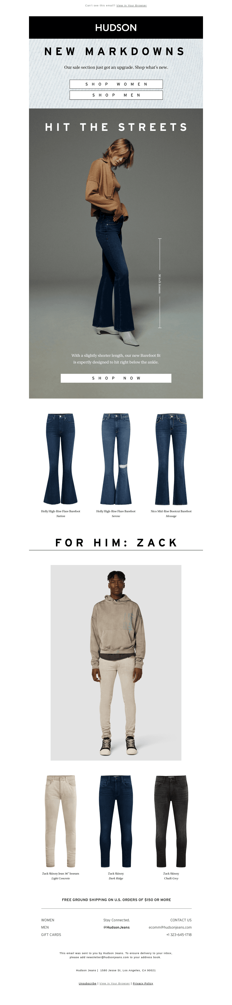 All New: Barefoot Denim