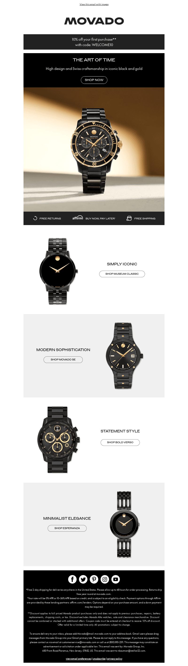 Simply Iconic: Black & Gold