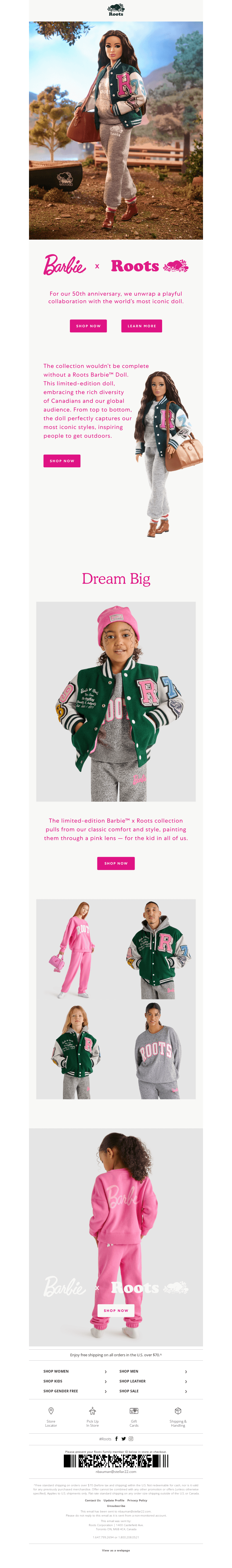 Limited-Edition: Barbie™ X Roots