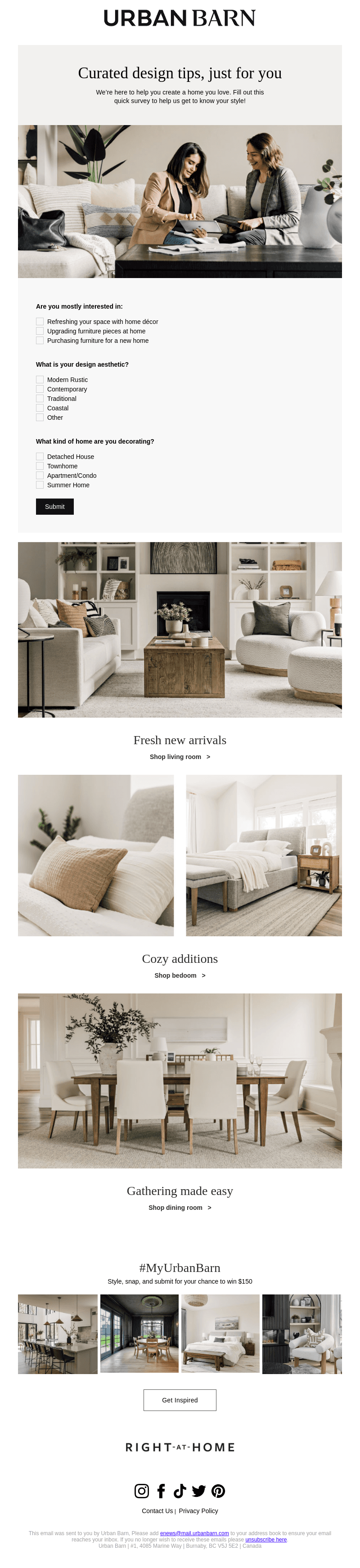 Help us get to know your style!