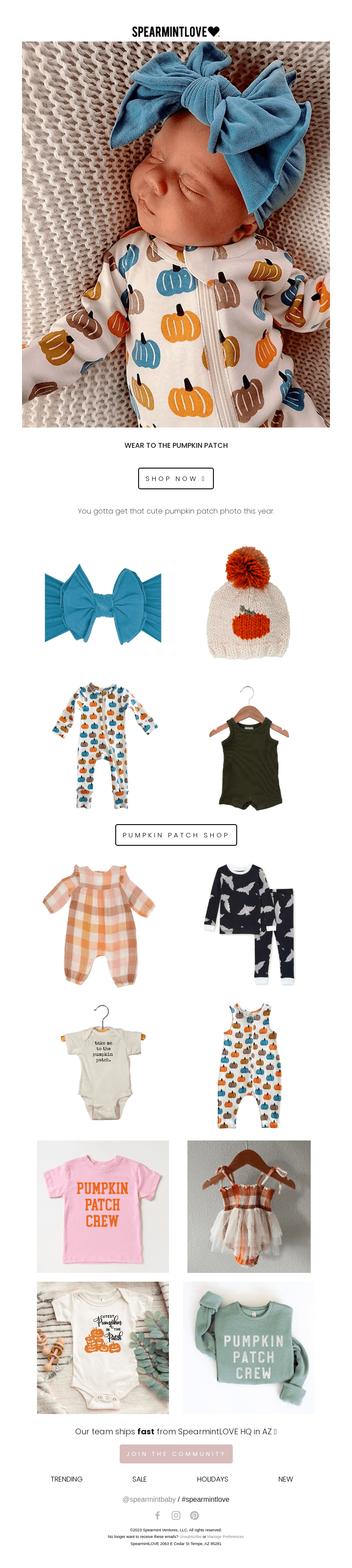 wear to the pumpkin patch 🎃
