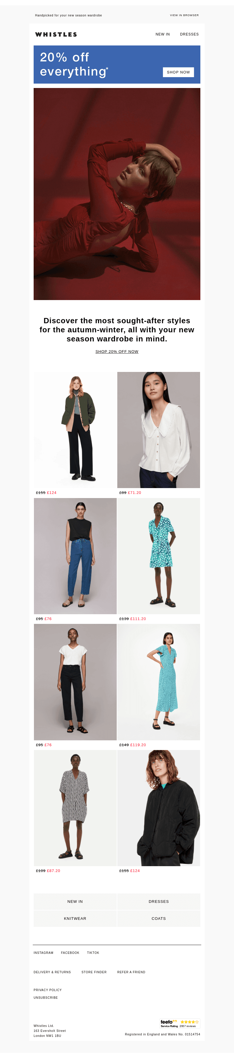 20% off styles with your name on