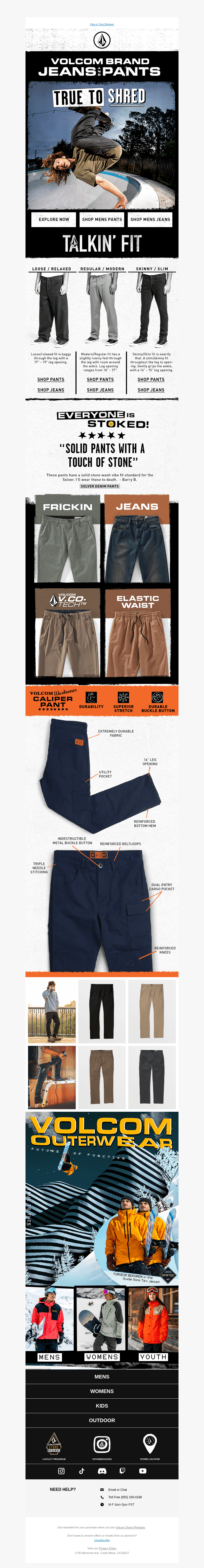 Mens Jeans & Pants - True to This