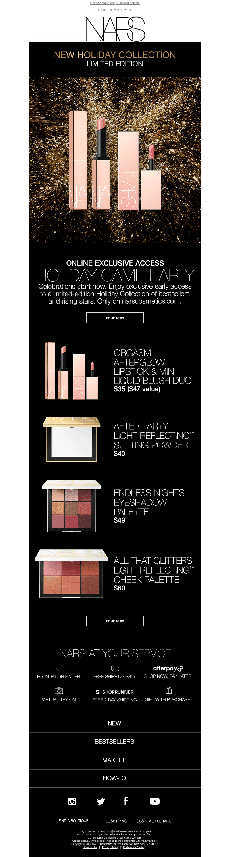 Early Access: The Holiday Collection.