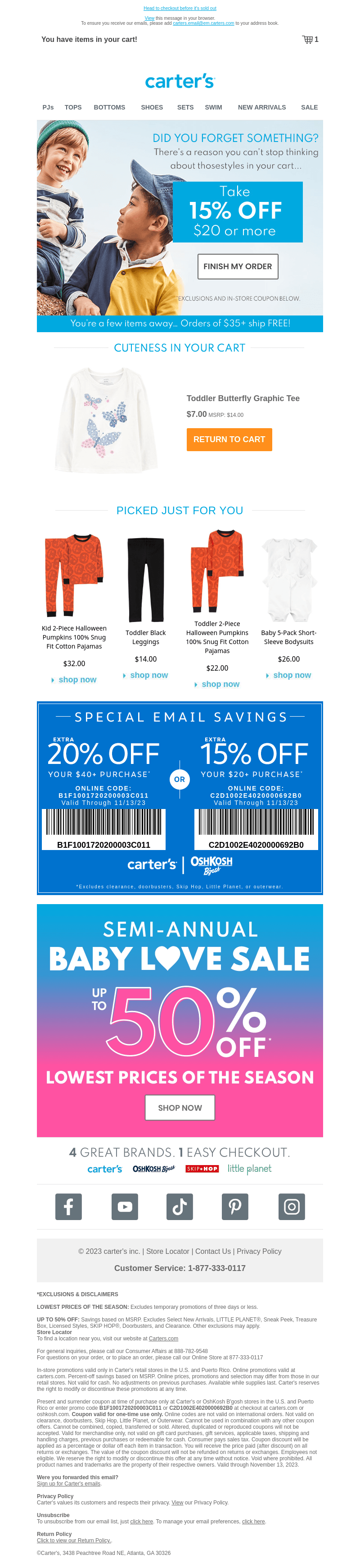Come back before they sell out and get 15% OFF!