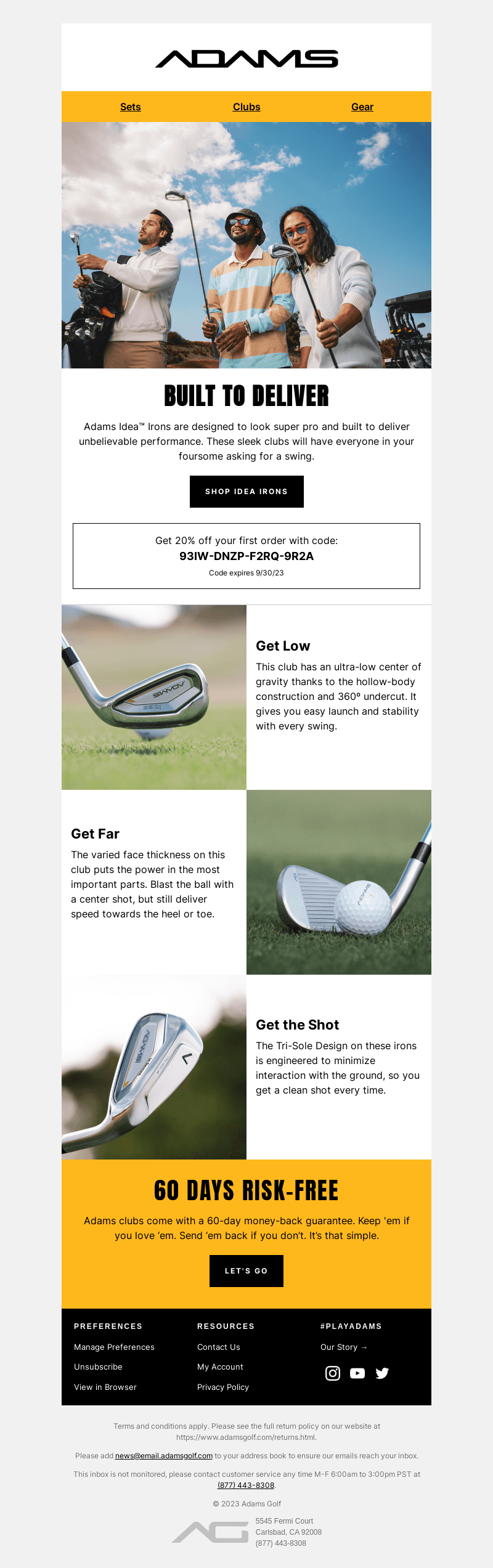 Idea Irons: Built to Deliver