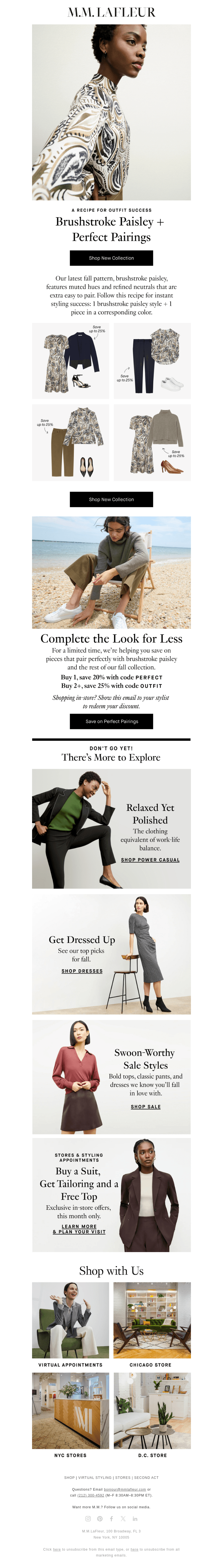 The two-ingredient wardrobe recipe.
