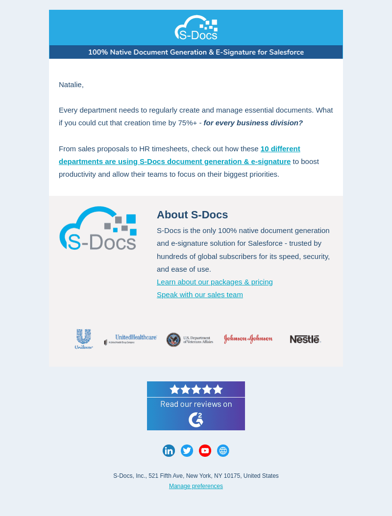 Streamline the way 10+ depts get work done in SFDC