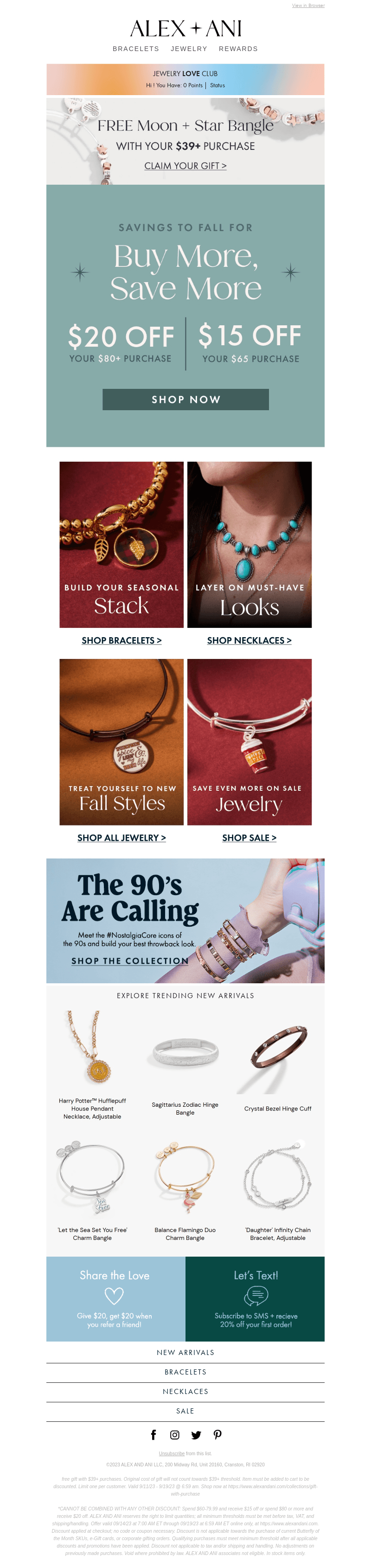 Last Day! 🛎️ Save $20 on NEW Arrivals
