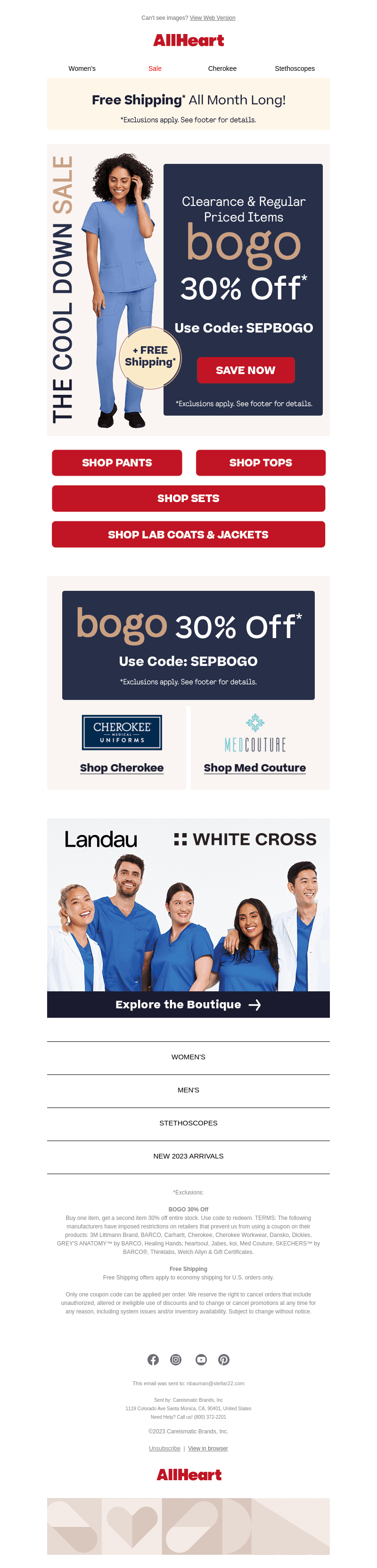 Cool down with BOGO 30% off