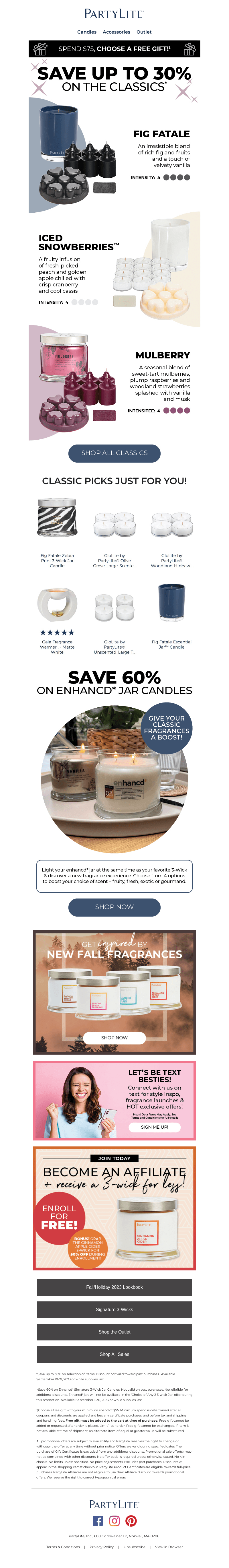 PartyLite Classics are on sale ✨