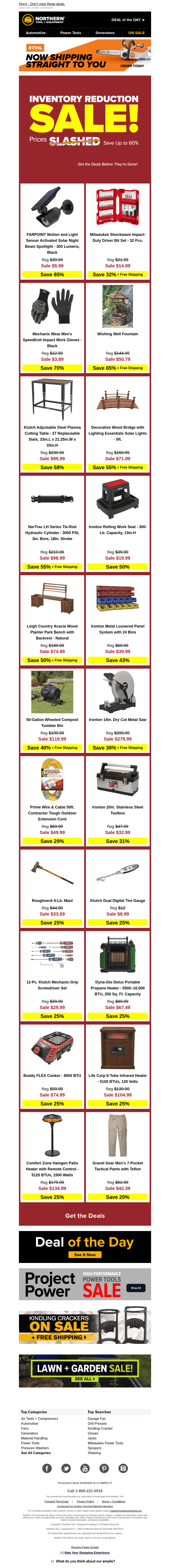 Inventory Reduction Sale | Save up to 85%