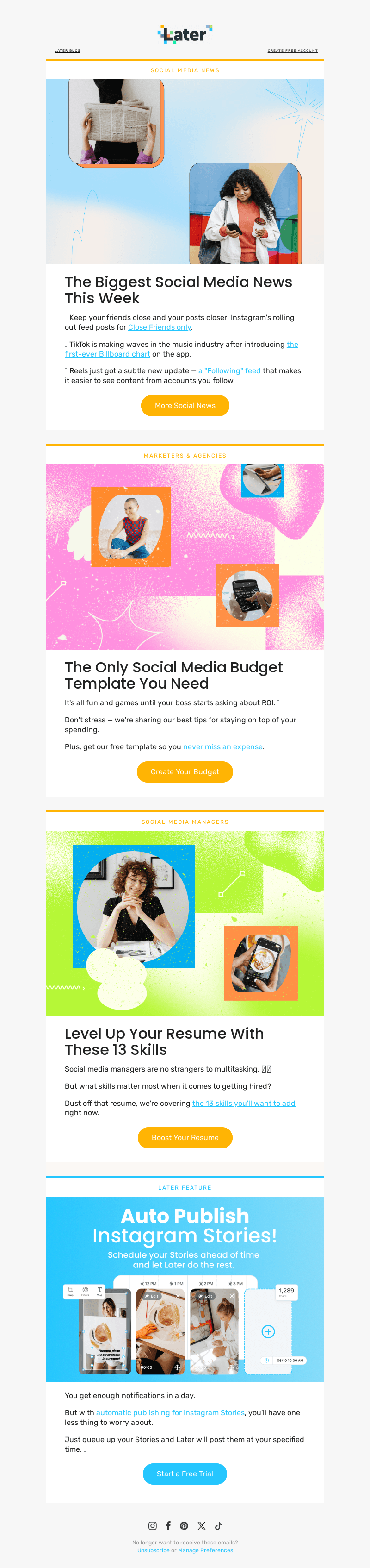 NEW: 10 social media updates to know 🚨