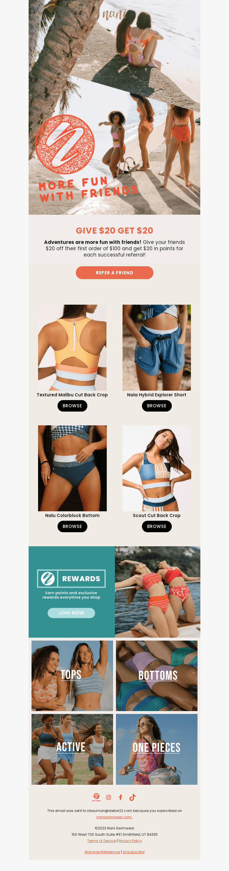 Nani Swimwear email from Tue, Sep 19, 2023
