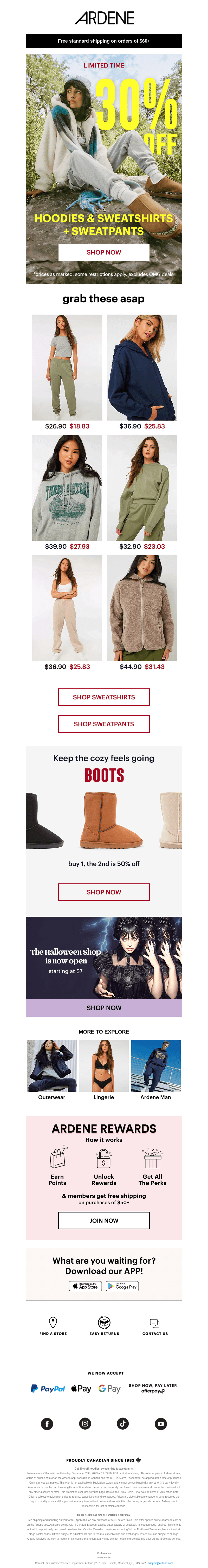 30% OFF ALL LOUNGEWEAR 💥