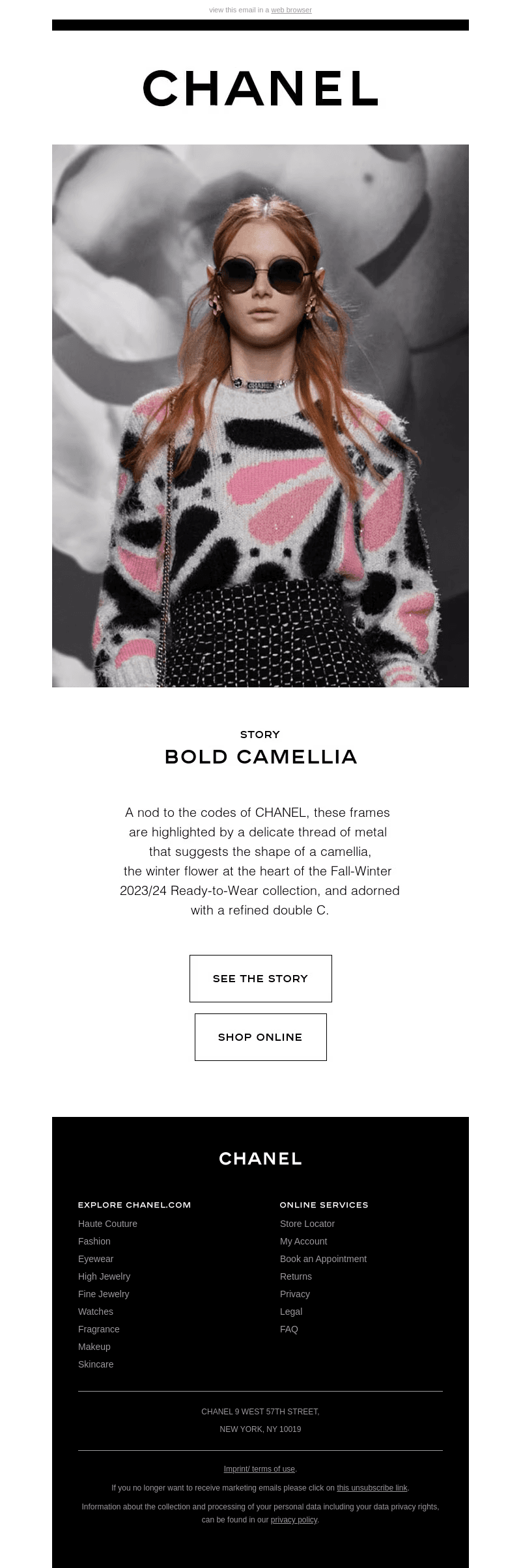 Bold Camellia — CHANEL Eyewear