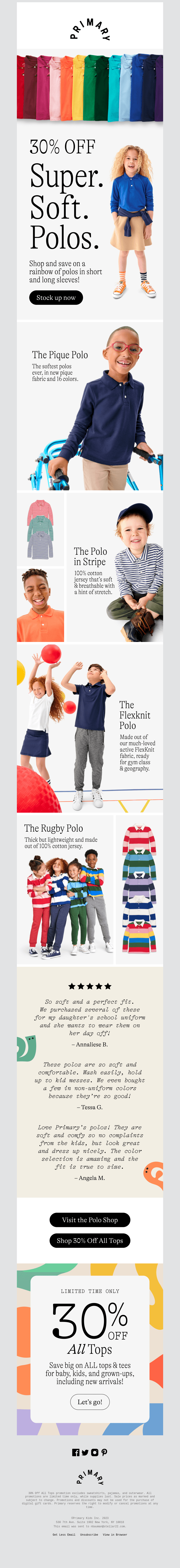 30% Off: Time for a POLO stock-up! 👕