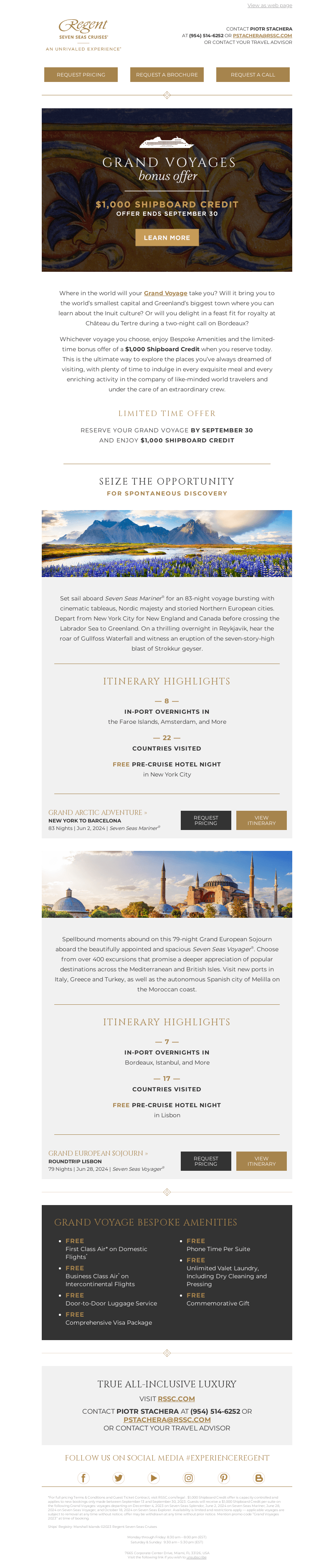 A Grand Perk for Your Grand Voyage