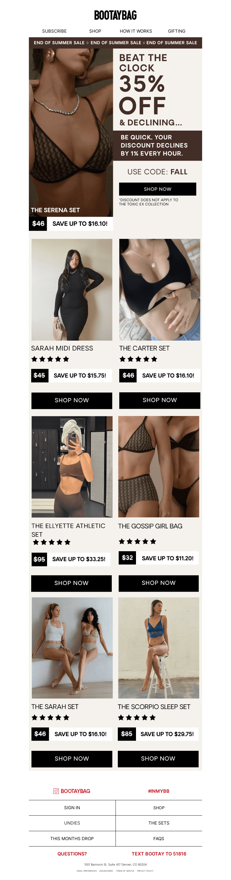 Now Live: 35% Off & Declining 🏃
