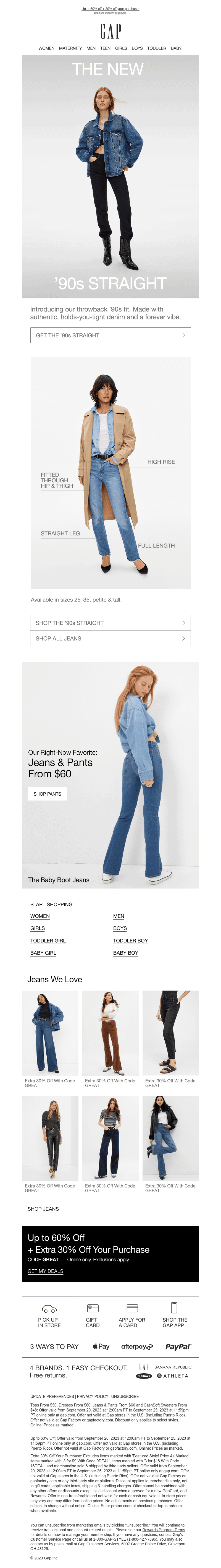 INTRODUCING THE '90s STRAIGHT
